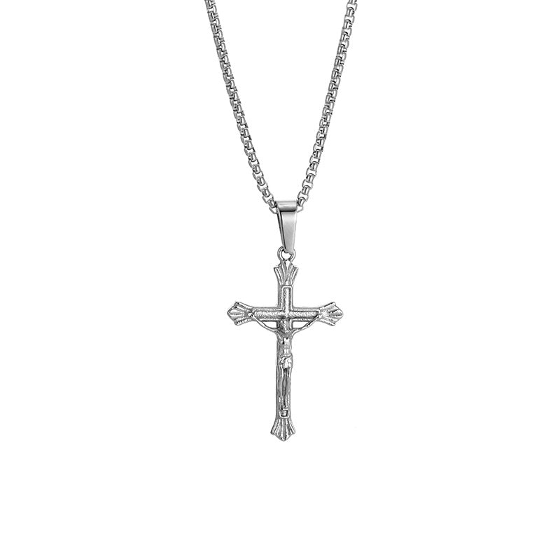 Luminique store | All - titanium steel cross necklace