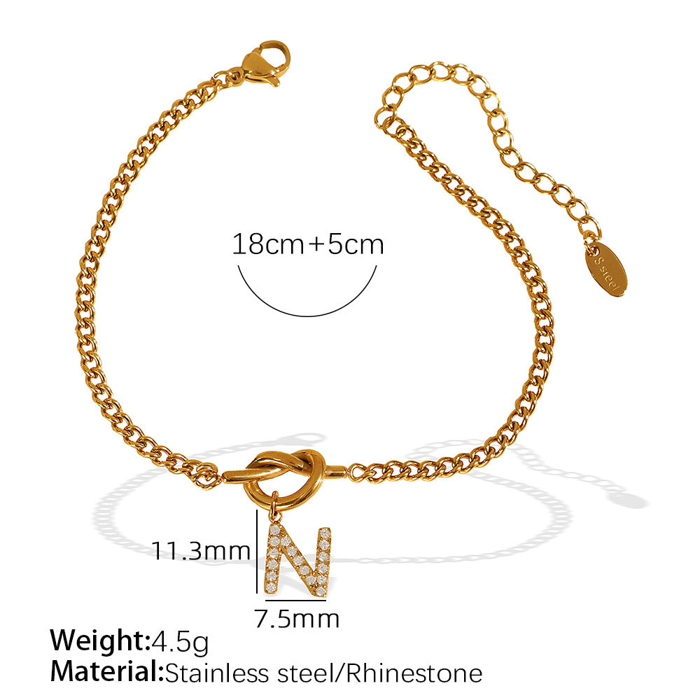 Luminique store | Elegant & Versatile Letter Jewelry Bracelet