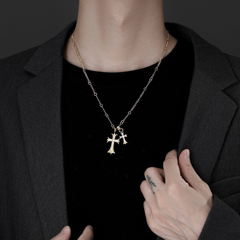 Luminique store | Versatile Cross Titanium Steel Necklace