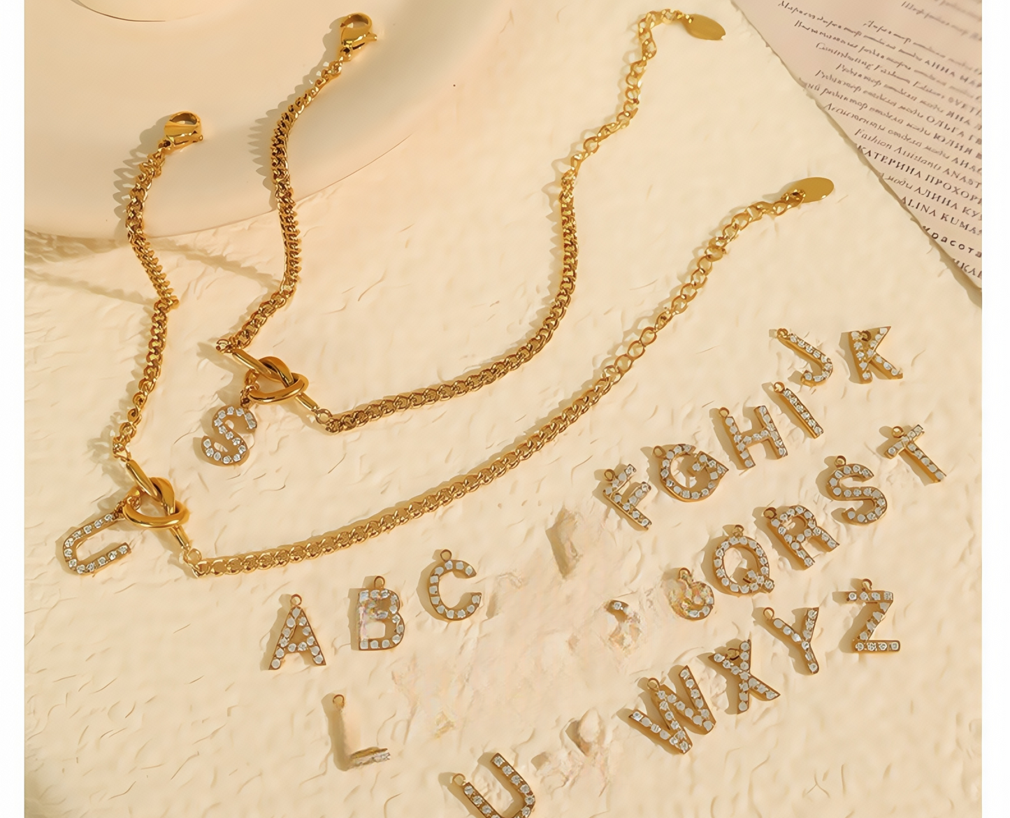 Luminique store | Elegant & Versatile Letter Jewelry Bracelet