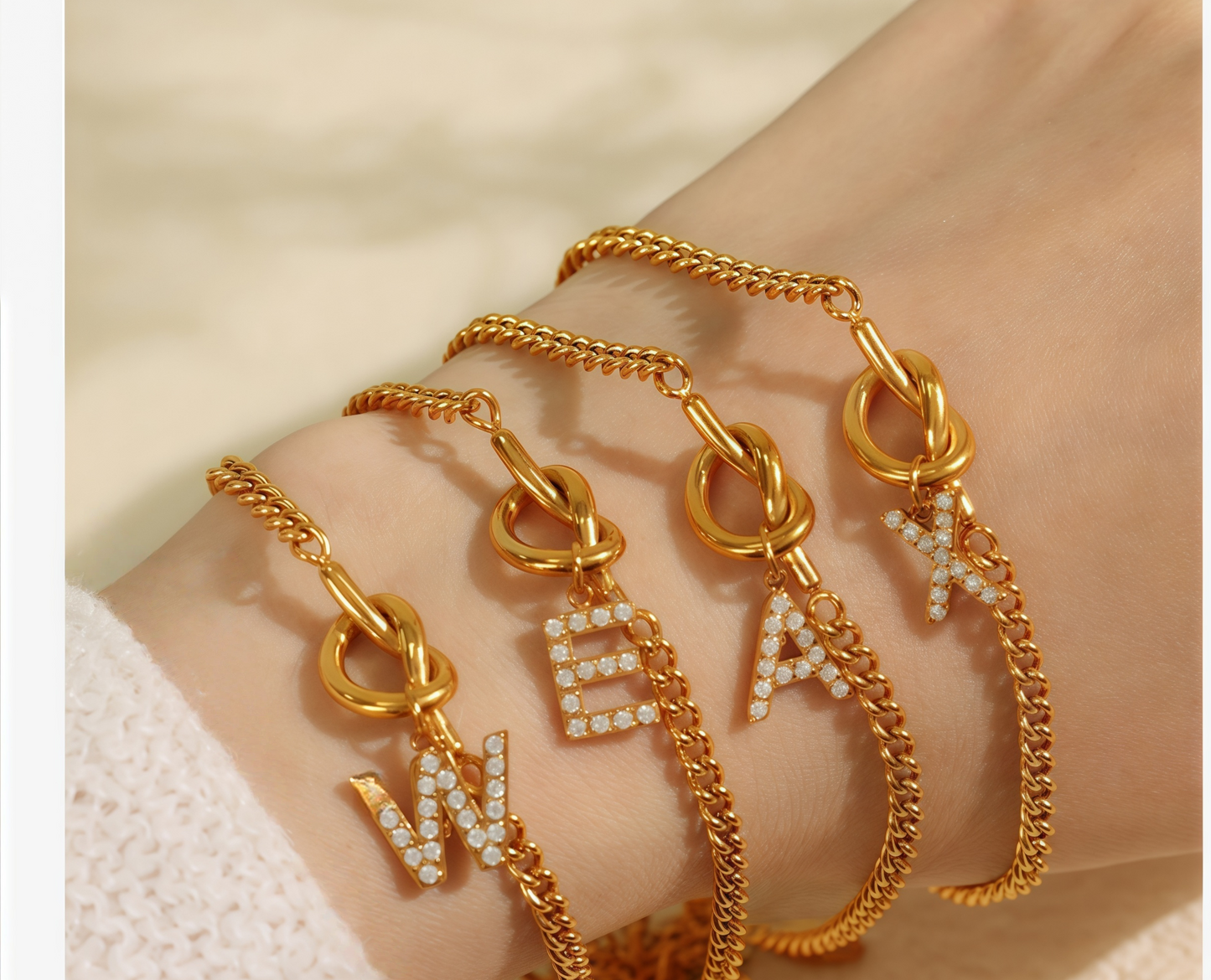 Luminique store | Elegant & Versatile Letter Jewelry Bracelet