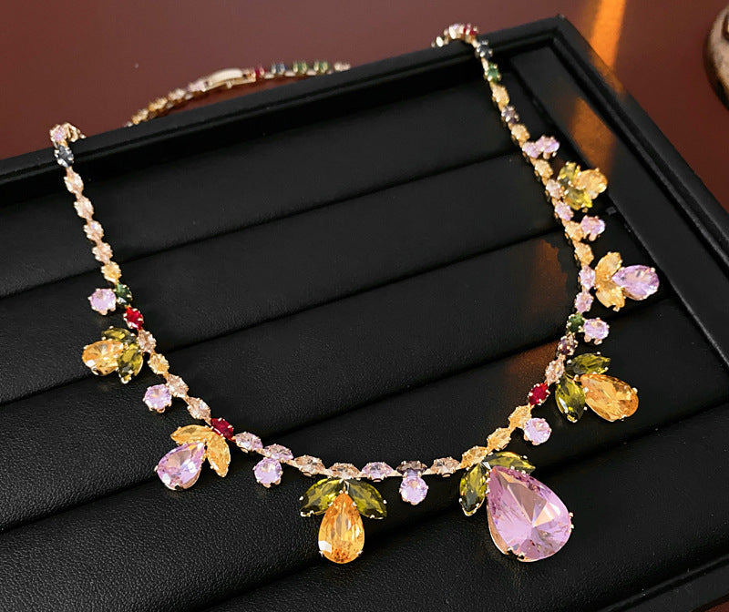Luminique store | Woodland Pastel Fruit Whimsical Necklace