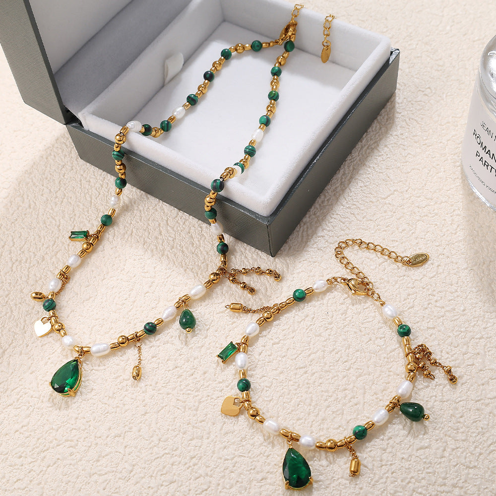 Luminique store | Natural Pearl Vintage Necklace Jewelry