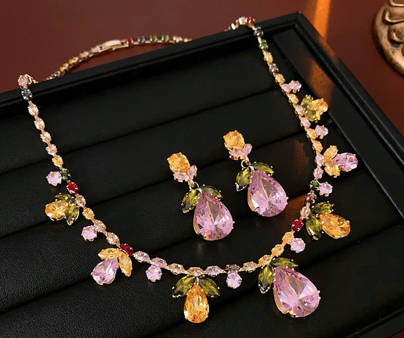 Luminique store | Woodland Pastel Fruit Whimsical Necklace