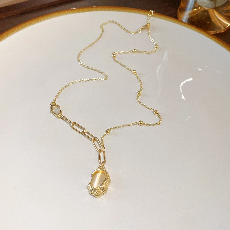 Luminique store | Elven Eye Teardrop Necklace