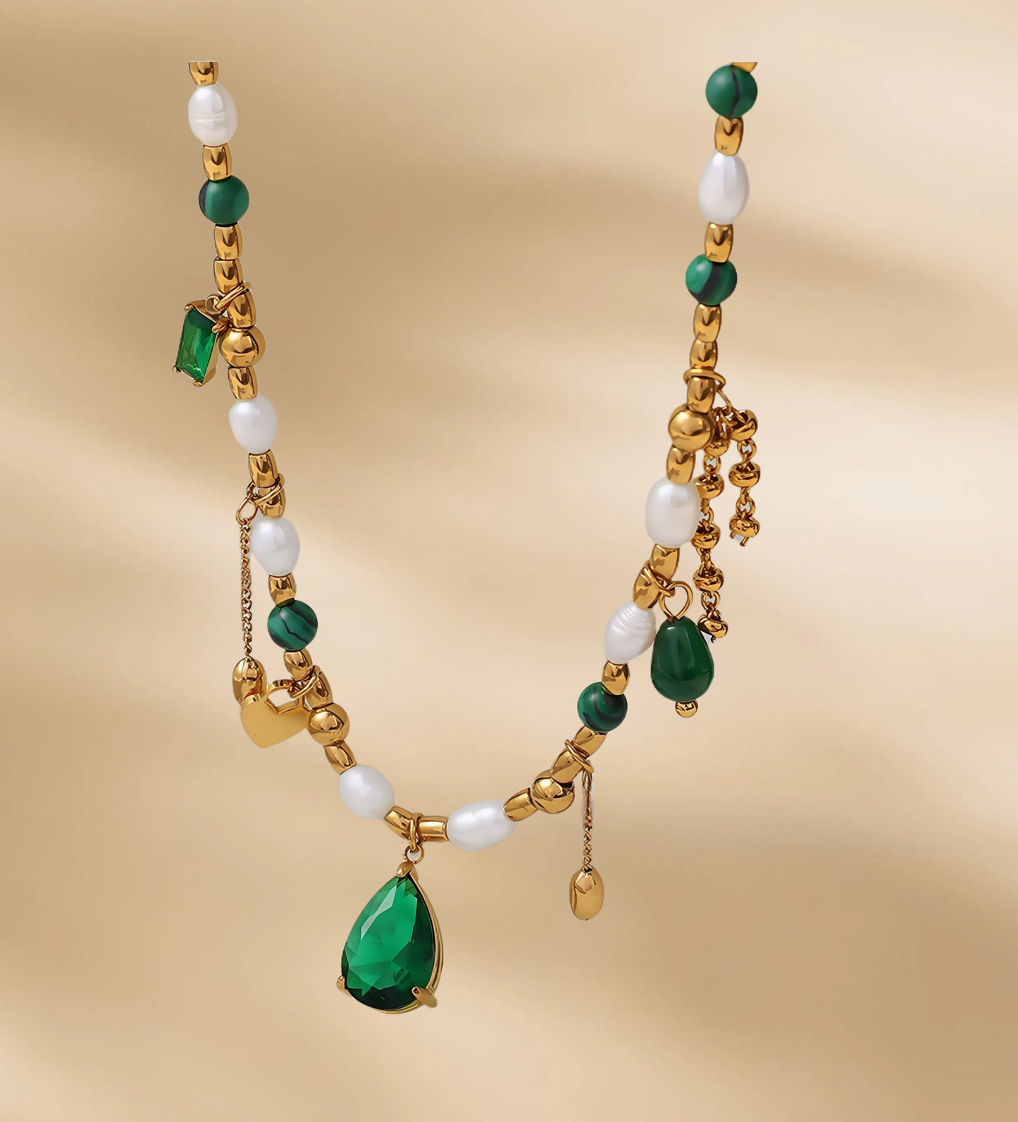 Luminique store | Natural Pearl Vintage Necklace Jewelry