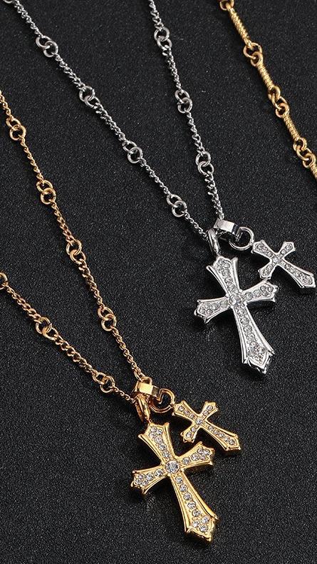 Luminique store | Versatile Cross Titanium Steel Necklace