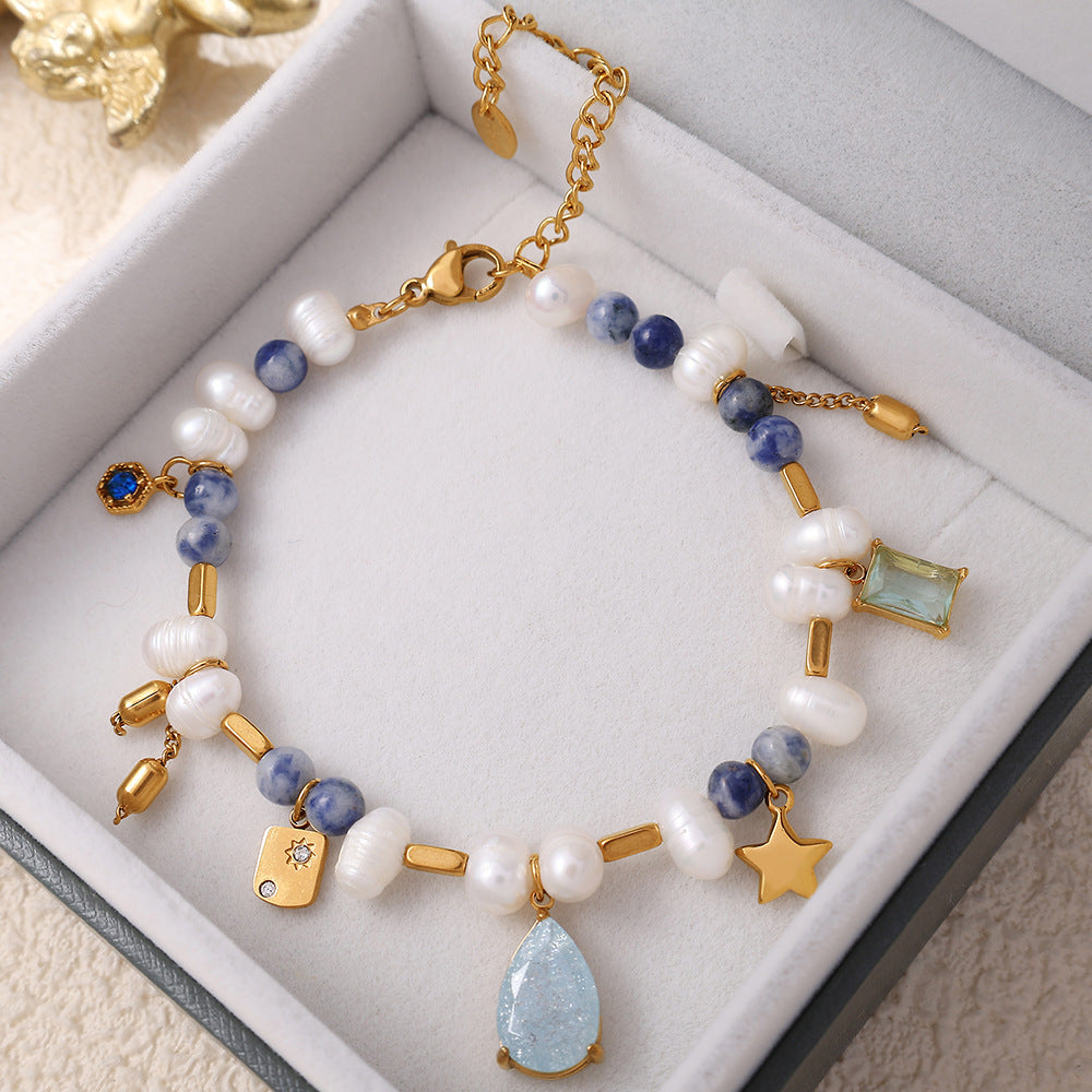 Luminique store | Natural Pearl Vintage Necklace Jewelry