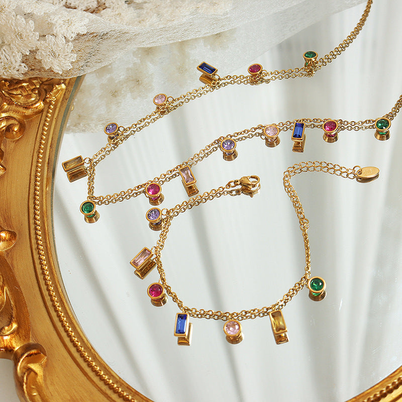 Liminique store | Colorful Layered Necklace