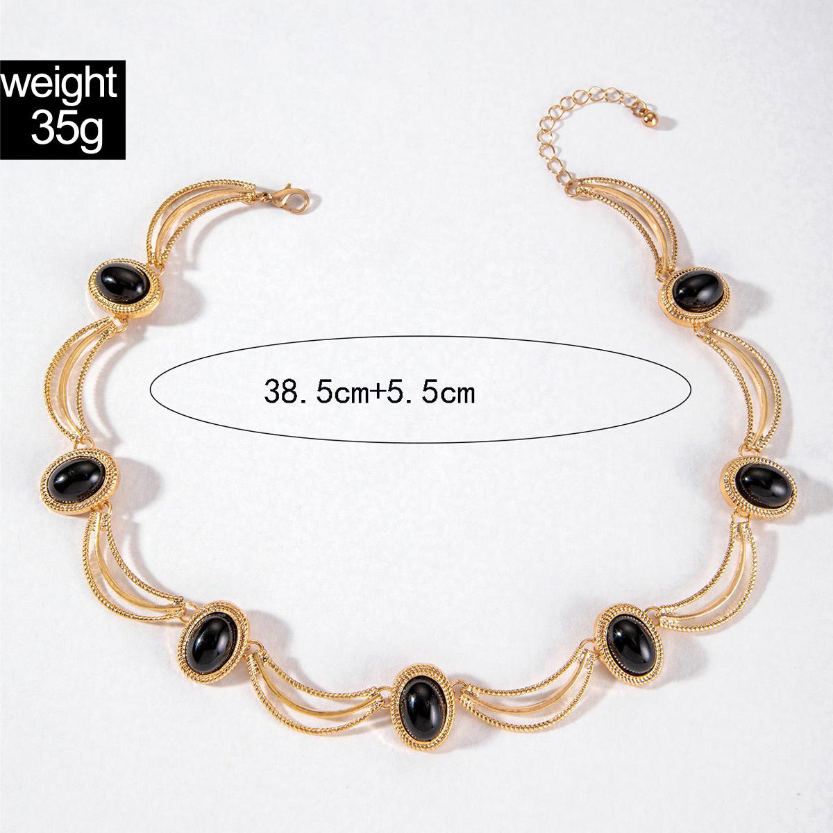 Luminique store | Medieval Court-Style Vintage Collar Necklace
