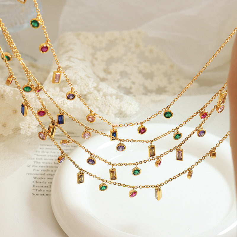 Liminique store | Colorful Layered Necklace