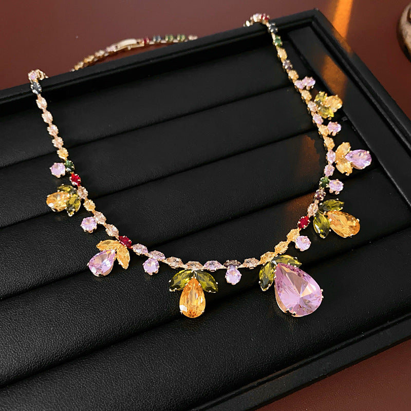 Luminique store | Woodland Pastel Fruit Whimsical Necklace