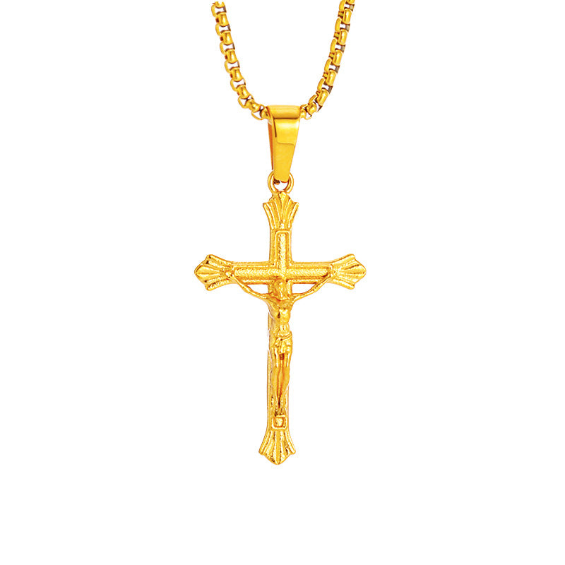 Luminique store | All - titanium steel cross necklace