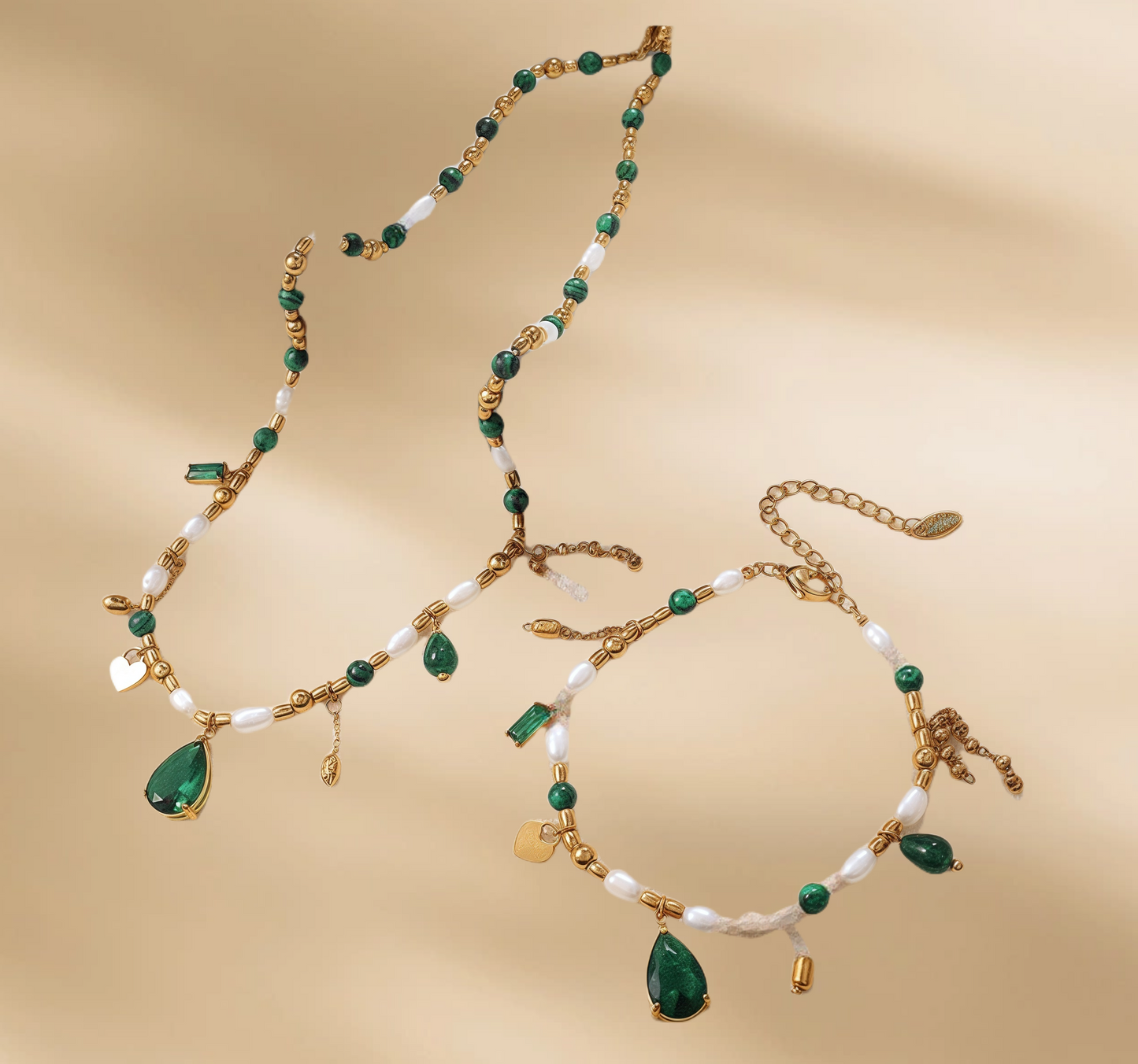Luminique store | Natural Pearl Vintage Necklace Jewelry