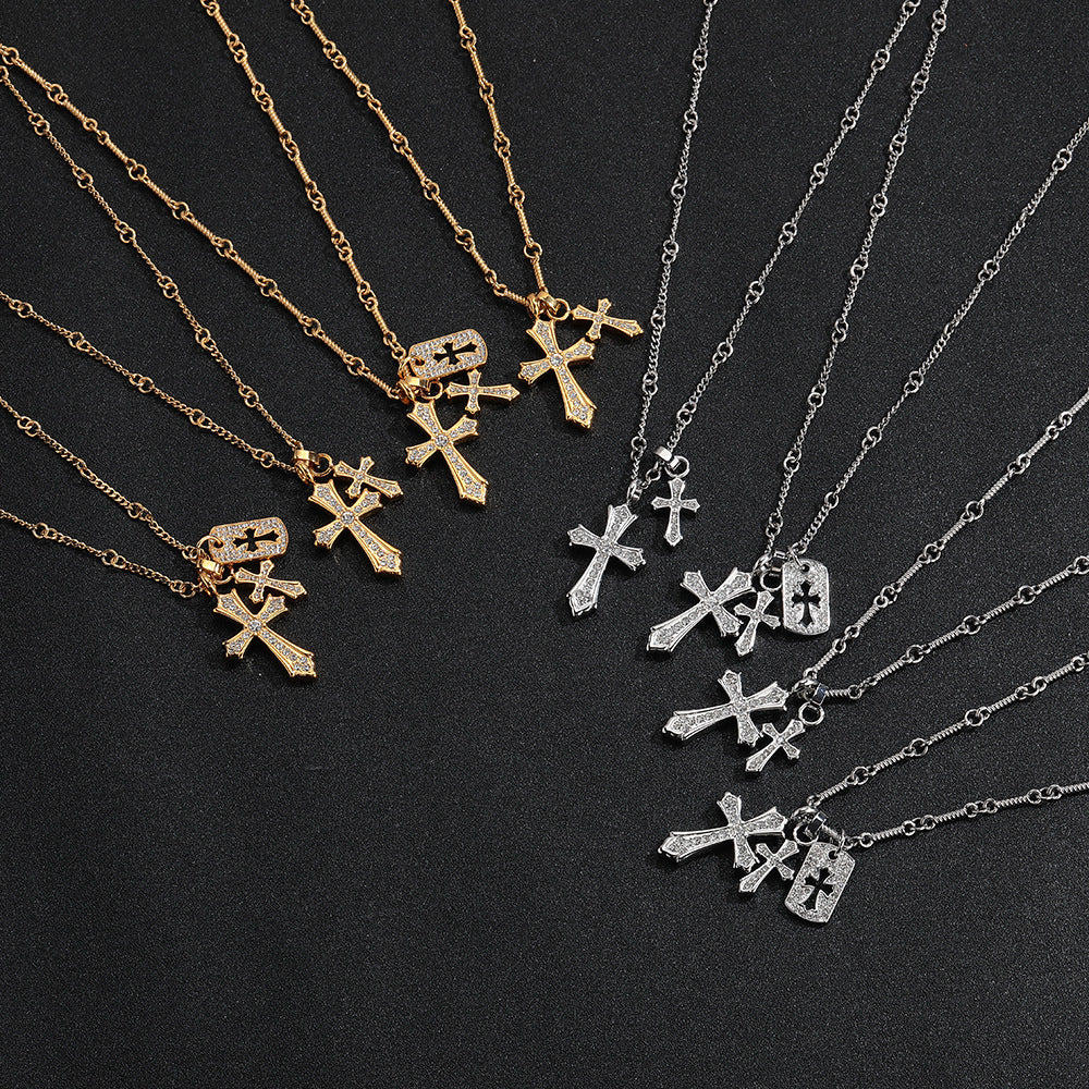 Luminique store | Versatile Cross Titanium Steel Necklace