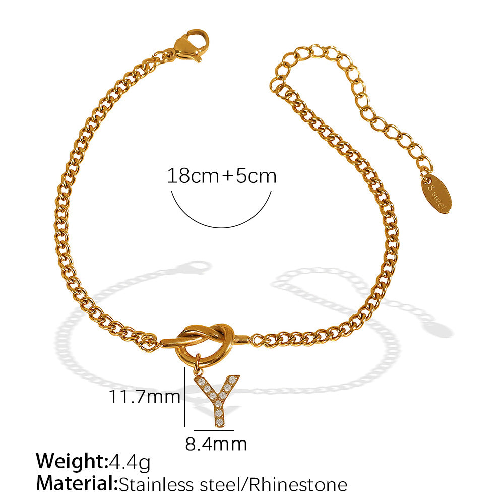 Luminique store | Elegant & Versatile Letter Jewelry Bracelet