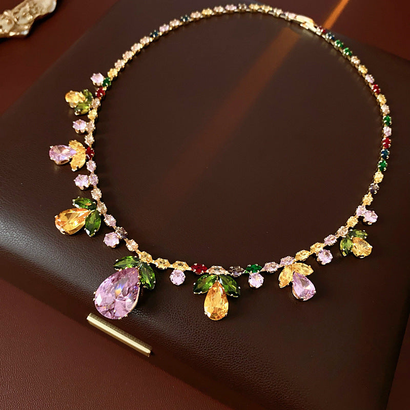 Luminique store | Woodland Pastel Fruit Whimsical Necklace
