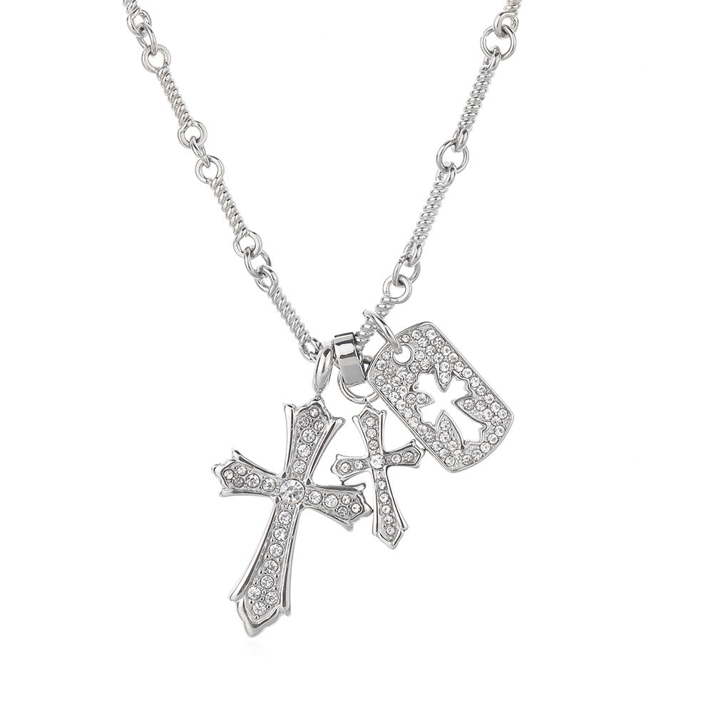 Luminique store | Versatile Cross Titanium Steel Necklace