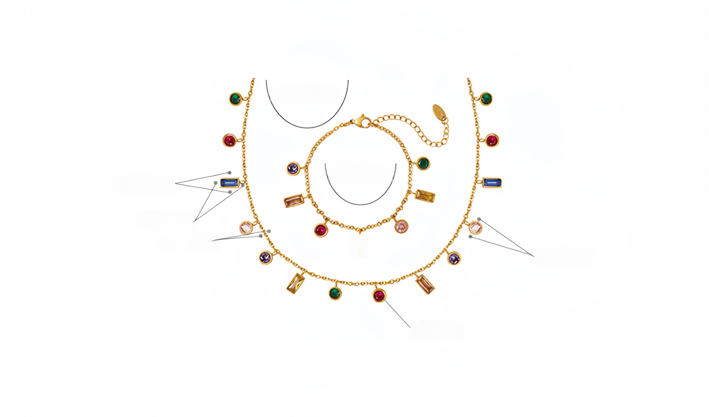 Liminique store | Colorful Layered Necklace