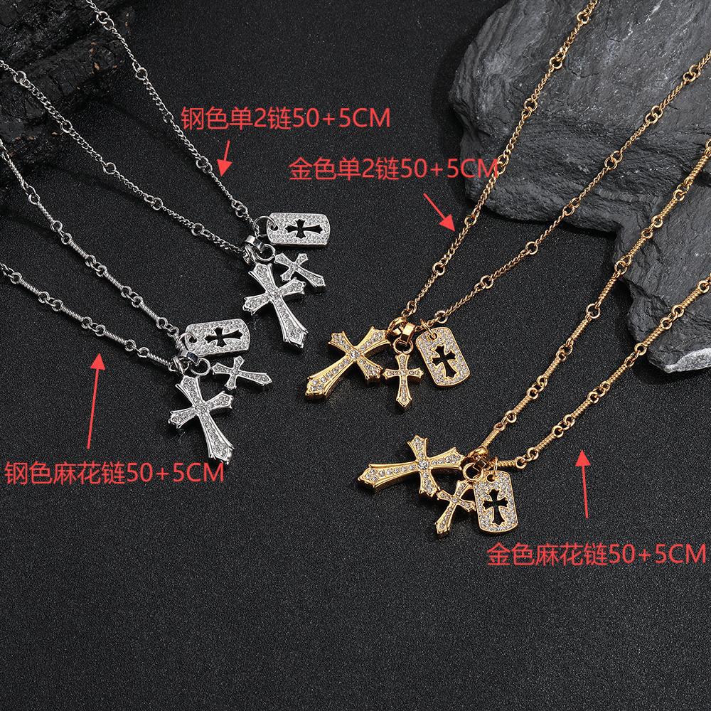 Luminique store | Versatile Cross Titanium Steel Necklace