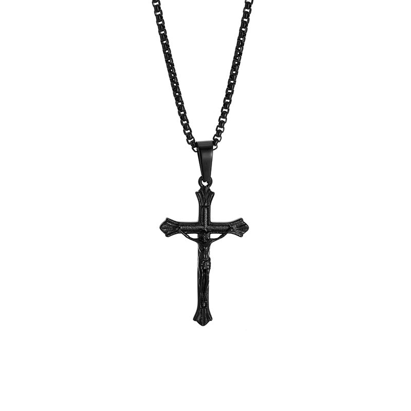Luminique store | All - titanium steel cross necklace