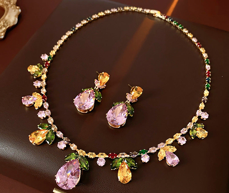 Luminique store | Woodland Pastel Fruit Whimsical Necklace