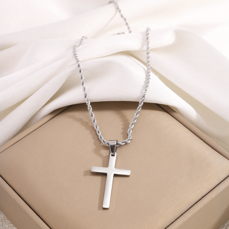 Luminique Store |   Gold Thick-Chain Minimalist Stylish Cross