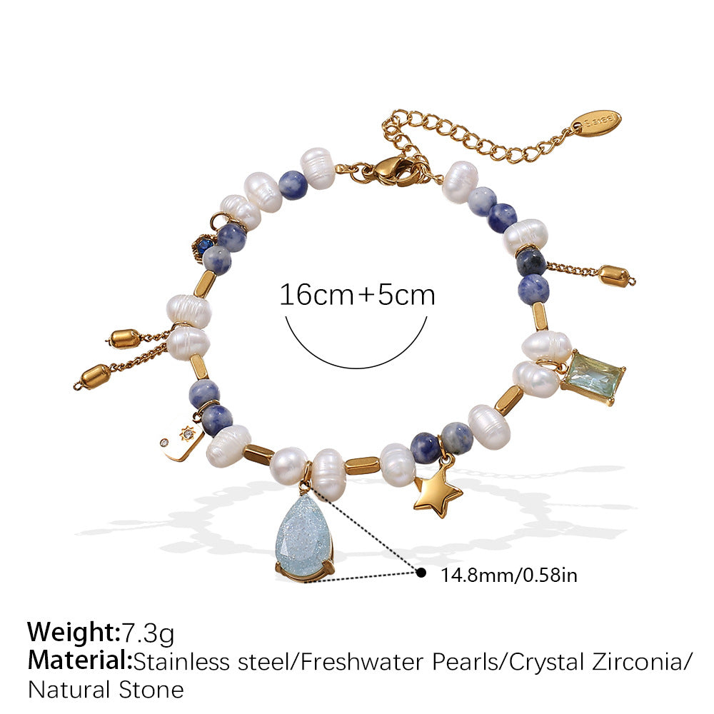 Luminique store | Natural Pearl Vintage Necklace Jewelry