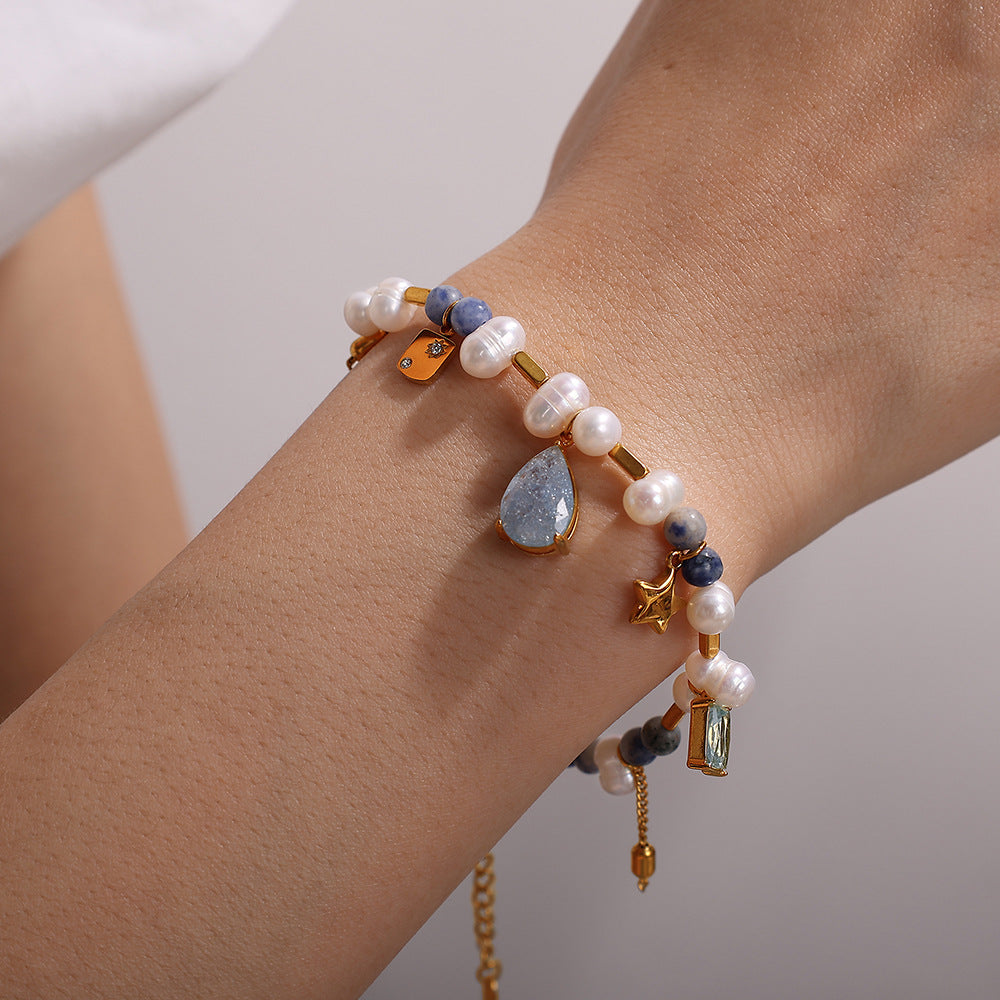 Luminique store | Natural Pearl Vintage Necklace Jewelry