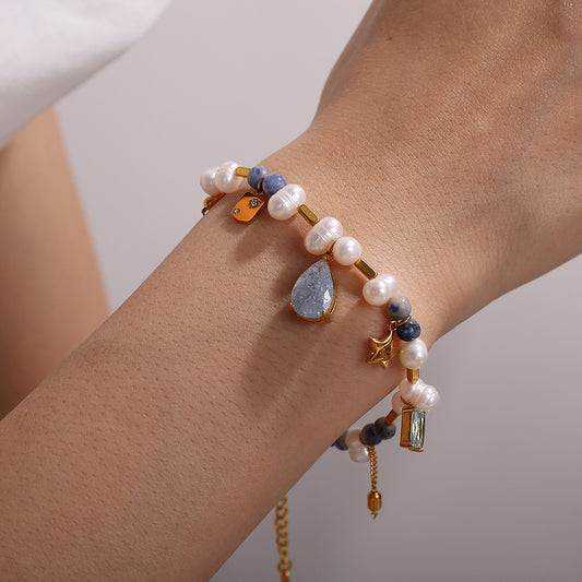 Luminique store | Natural Pearl Vintage Necklace Jewelry