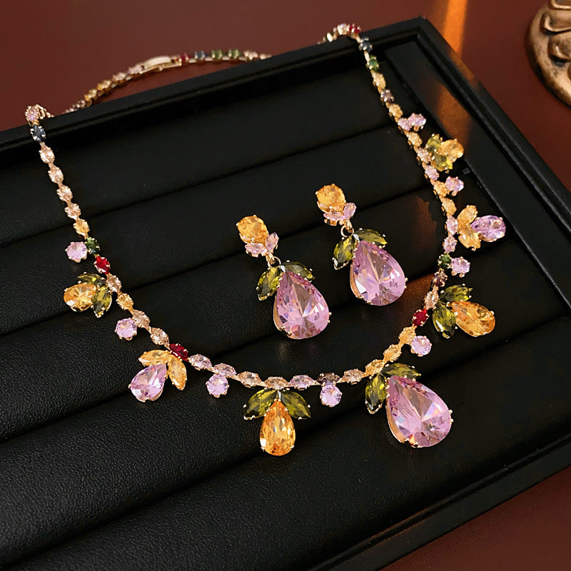 Luminique store | Woodland Pastel Fruit Whimsical Necklace