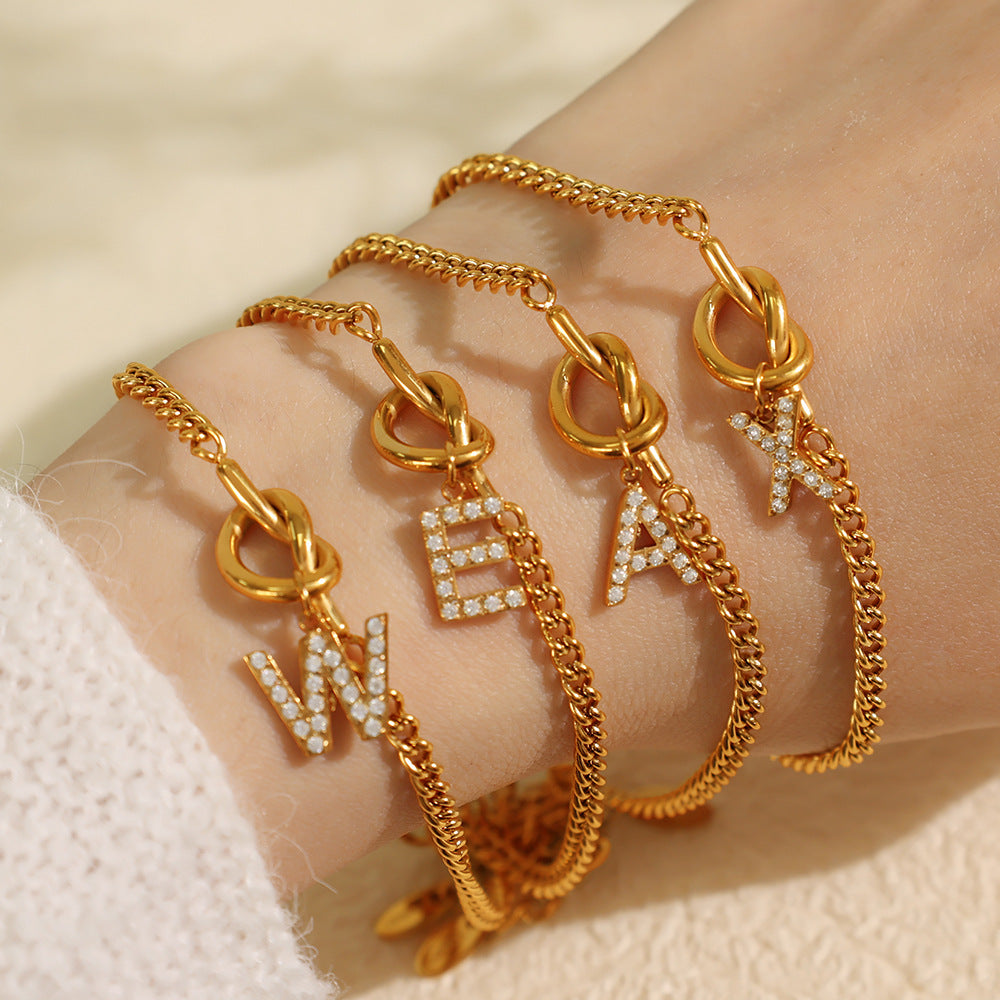 Luminique store | Elegant & Versatile Letter Jewelry Bracelet