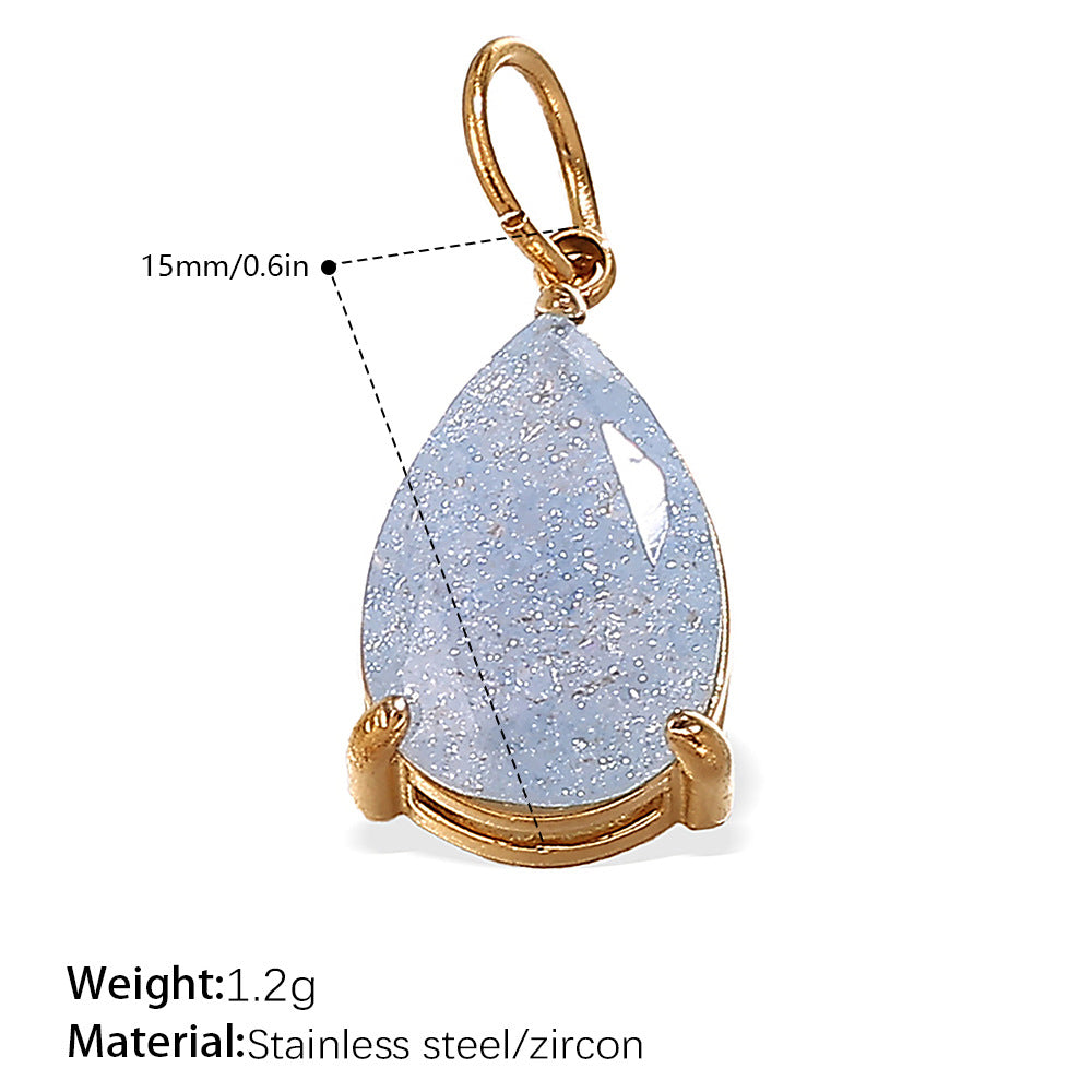Luminique store | Geometric Star Pendant with Rainbow Gems - DIY Charm Necklace