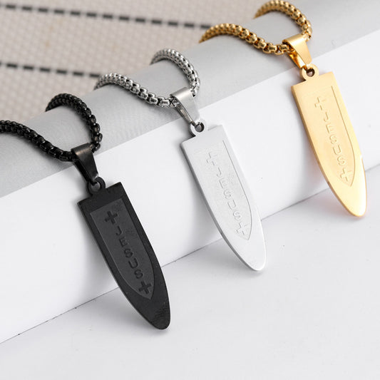 Luminique store |   golden shield cross