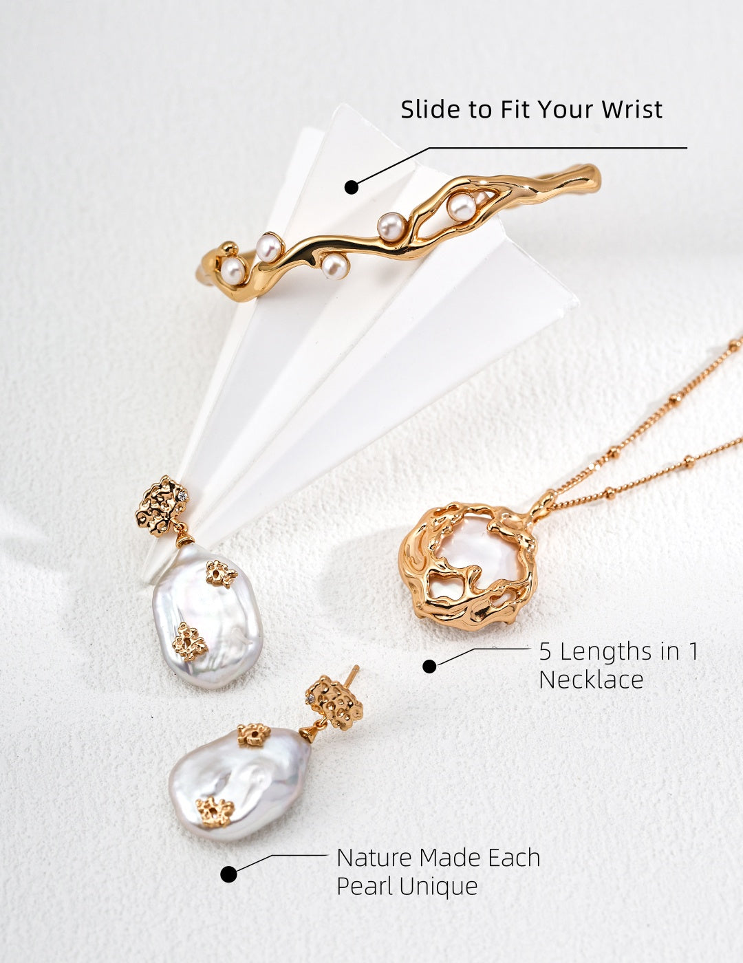 Luminique store | Vintage Silver Pearl Earrings